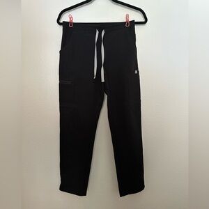 Figs black XS petite yola scrub pants